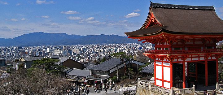 Kiyomizu Tempel in Kyoto, Japan