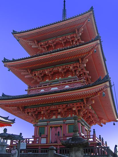 Kiyomizu Tempel in Kyoto, Japan