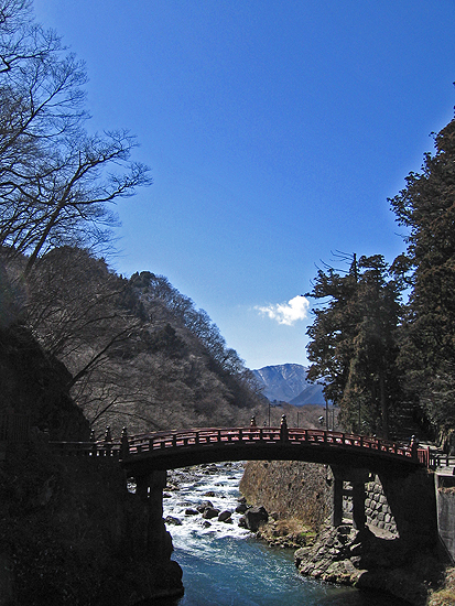 Shinkyo-Brücke in Nikko, Japan